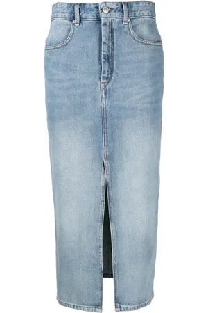 Isabel Marant Jupe en jean à coupe mi-longue