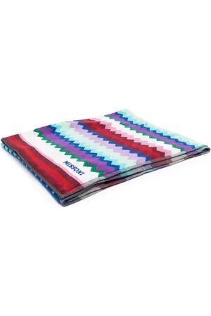 Missoni Serviettes en coton à motif zig-zag
