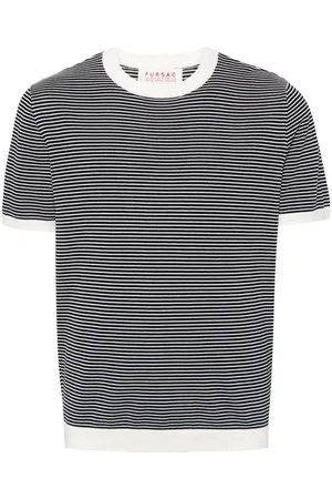 Fursac T-shirt en maille à rayures