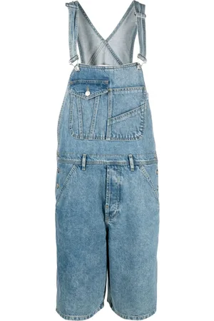 Moschino Salopette en jean à coupe ample