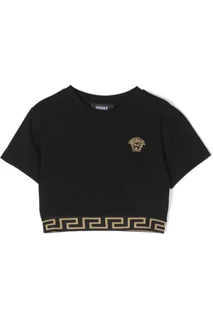 VERSACE T-shirt à motif Medusa brodé