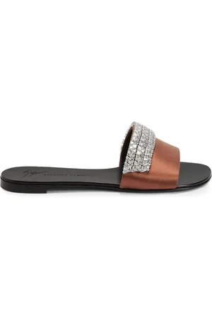 Giuseppe Zanotti Claquettes Tesy à ornements strassés