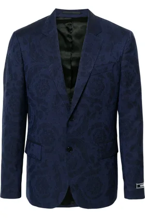 VERSACE Blazer à motif Barocco en jacquard