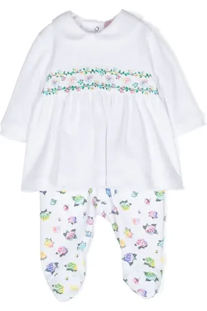 Chiara Ferragni Trousseau de naissance en coton à fleurs