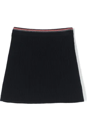 Thom Browne Minijupe en maille nervurée à coupe évasée