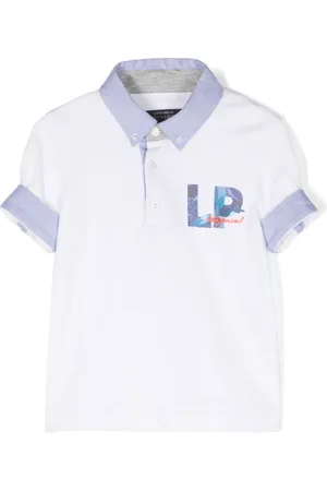 Lapin House Polo en coton à logo imprimé