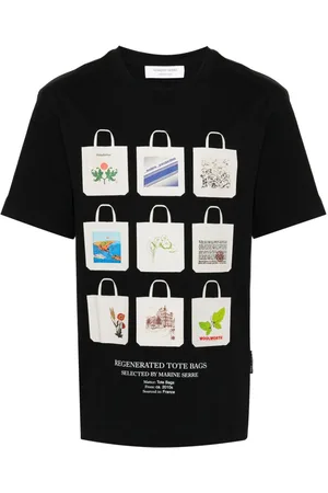 Marine Serre T-shirt en coton biologique