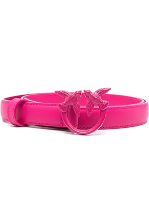 Pinko Ceinture Love Birds en cuir