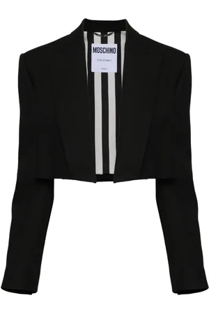 Moschino Blazer crop à design ouvert