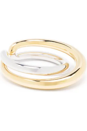 CHARLOTTE CHESNAIS Bague Initial à design bicolore