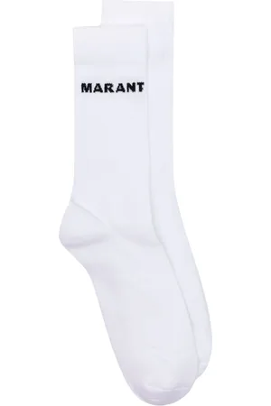 Isabel Marant Chaussettes Dawi à logo intarsia