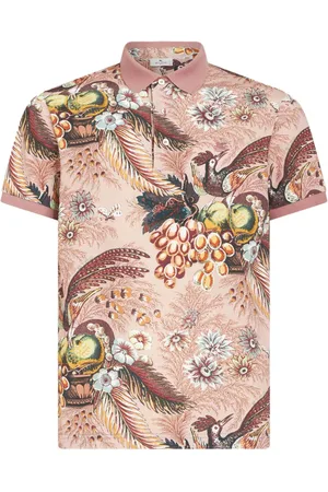 Etro Polo en coton à fleurs