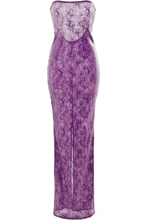 Retrofete Robe longue Lucia à sequins