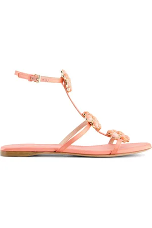 Giambattista Valli Sandales en cuir à fleurs