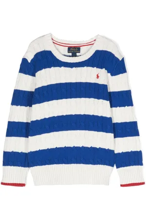 Ralph Lauren Pull rayé à logo