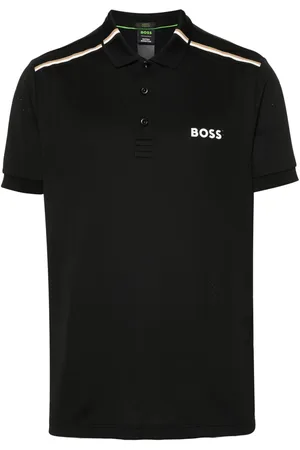 HUGO BOSS X Matteo Berrettini polo à logo en caoutchouc