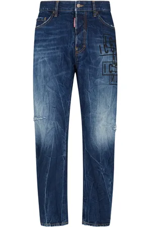 Dsquared2 Jean droit à imprimé Icon
