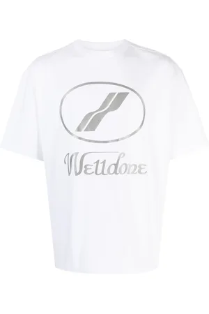 We11 Done T-shirt en coton à logo imprimé
