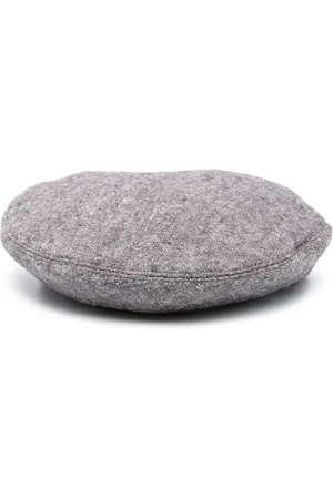 Emporio Armani Béret en maille à patch logo