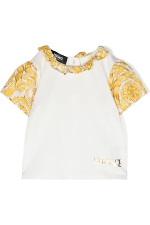 VERSACE T-shirt à imprimé baroque