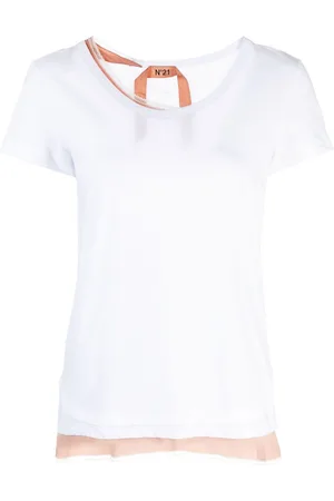 Nº21 T-shirt en coton à design superposé