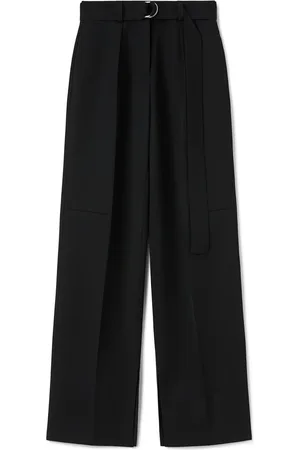 Jil Sander Pantalon ample à taille ceinturée