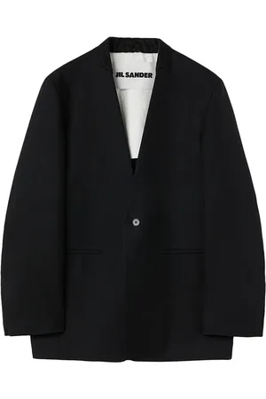 Jil Sander Blazer boutonné à design structuré