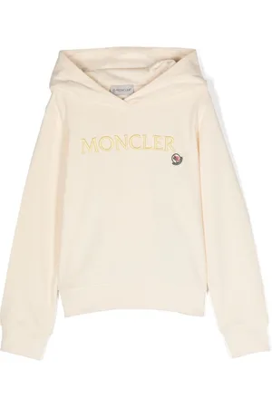 Moncler Hoodie en coton à logo brodé