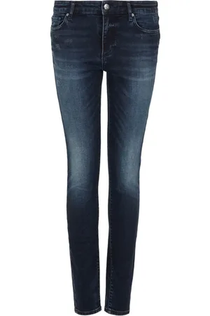 Armani Exchange Jean slim à effet usé
