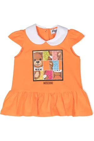 Moschino Ensemble haut-robe à logo imprimé