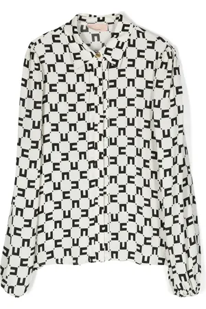 Elisabetta Franchi Chemise à imprimé monogrammé