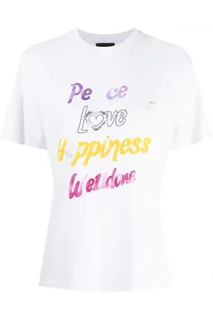 We11 Done T-shirt en coton à imprimé graphique