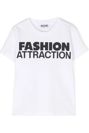 Moschino T-shirt en coton à slogan imprimé