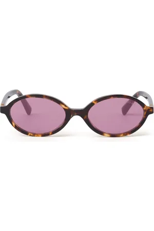 Miu Miu Lunettes de soleil Reagrd à effet écailles de tortue