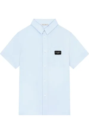 Dolce & Gabbana Chemise en coton à patch logo
