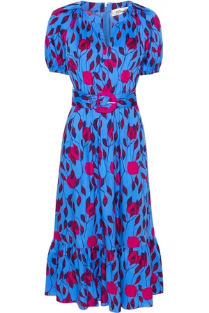 Diane von Furstenberg Robe Liberty à fleurs imprimées