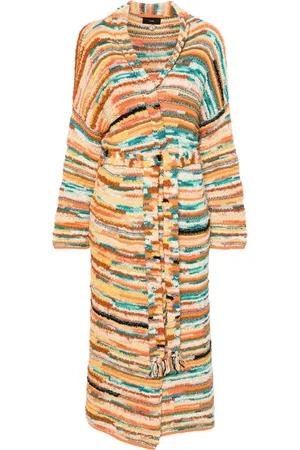 Alanui Manteau Maduray à motif en intarsia