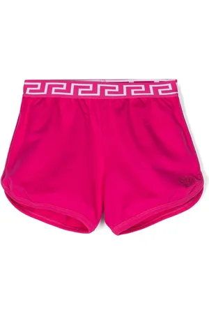 VERSACE Short en coton à motif Medusa brodé