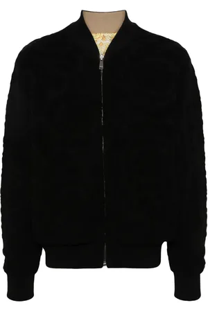 VERSACE Veste bomber à imprimé baroque
