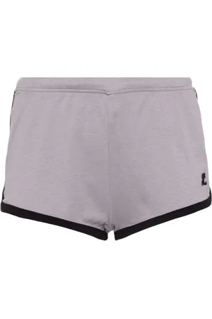 Courrèges Short en coton à coupe courte