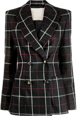 Elie saab Blazer à carreaux