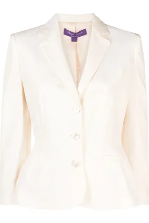 Ralph Lauren Blazer Elitsa à fini satiné