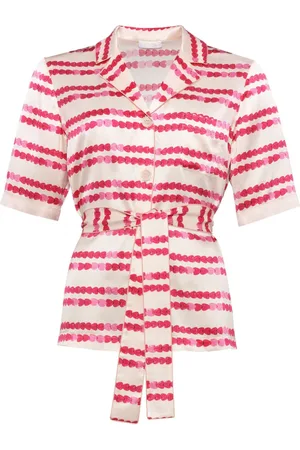 ERES Chemise de pyjama Galante à imprimé cœur