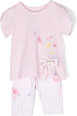 Lapin House Ensemble haut-pantalon à logo imprimé