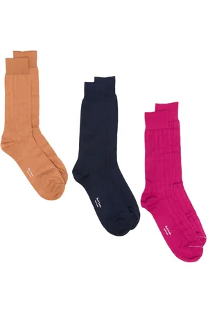 Paul Smith Lot de trois paires de chaussettes nervurées