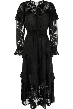Marchesa Notte Robe Diantha à fleurs