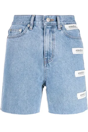 KIMHEKIM Short taille haute à patchs logo