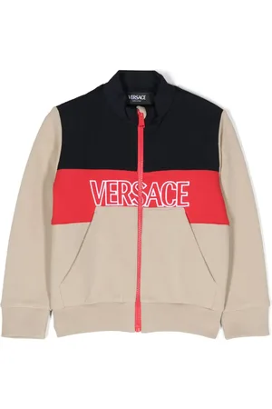 VERSACE Veste à design colour block