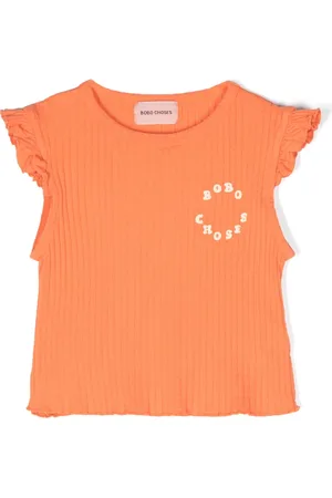 Bobo Choses T-shirt volanté à logo imprimé