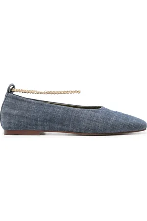 Maria Luca Ballerines Augusta en jean